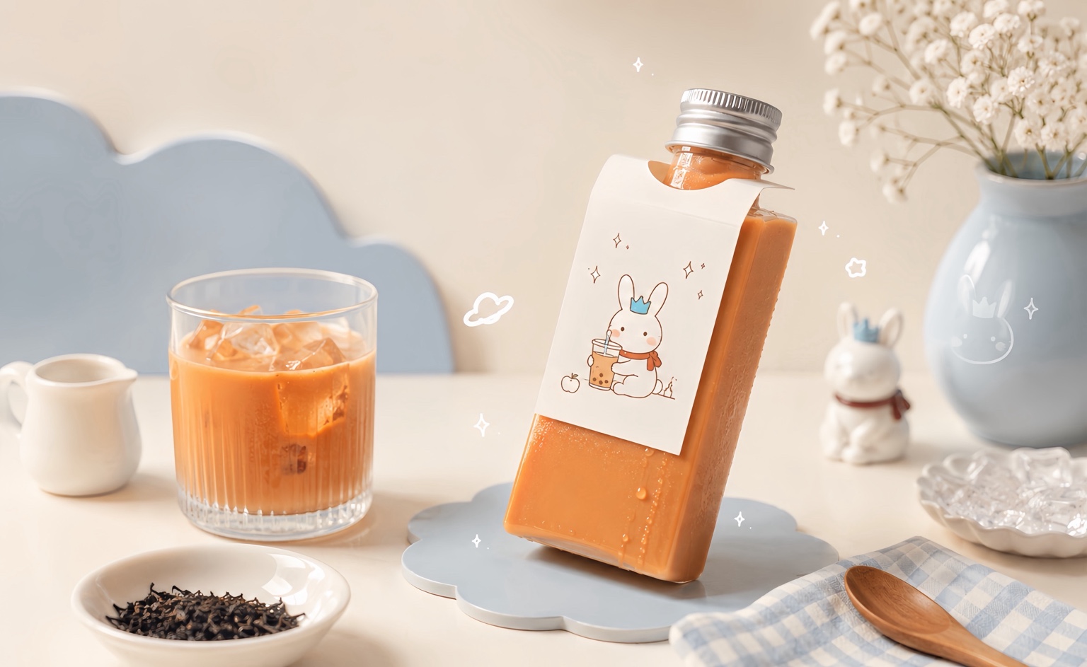Red Roof Cafe bottled milk tea and handcrafted tea